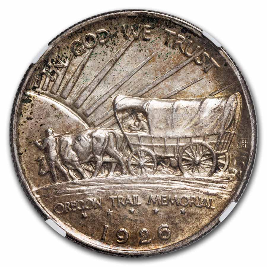 Buy 1926-S Oregon Trail Commemorative Half Dollar MS-64 NGC | APMEX