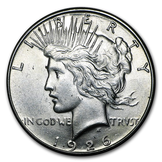 1926-S Peace Dollar AU-58 1926-S Peace Dollar AU-58