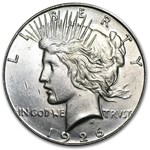 1926-S Peace Dollar BU