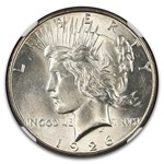 1926-S Peace Dollar MS-61 NGC