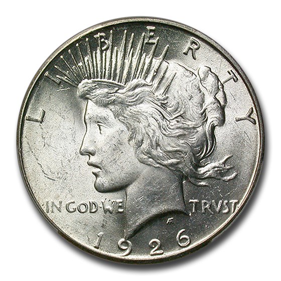 1926-S Peace Dollar MS-61 PCGS 1926-S Peace Dollar MS-61 PCGS