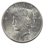 1926-S Peace Dollar MS-63 PCGS