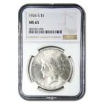 1926-S Peace Dollar MS-65 NGC