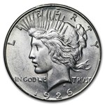 1926-S Peace Silver Dollars AU (20-Coin Roll)