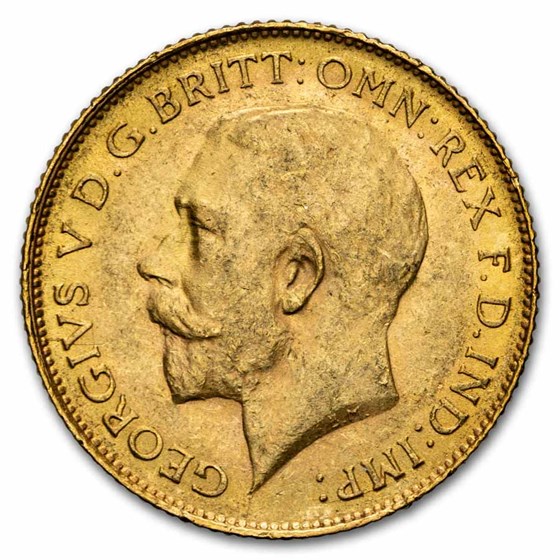 1926-SA South Africa Gold 1/2 Sovereign BU