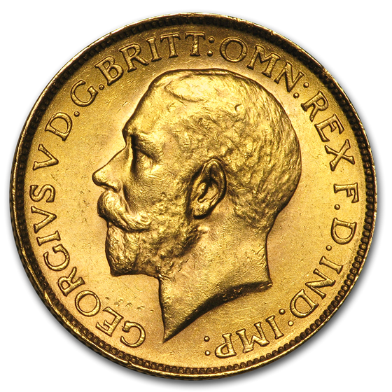 1926-SA South Africa Gold Sovereign George V BU (Large bust) 1926-SA South Africa Gold Sovereign George V BU (Large bust)