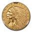 1927 $2.50 Indian Gold Quarter Eagle MS-61 NGC
