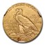 1927 $2.50 Indian Gold Quarter Eagle MS-61 NGC