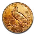 1927 $2.50 Indian Gold Quarter Eagle MS-61 PCGS