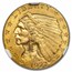 1927 $2.50 Indian Gold Quarter Eagle MS-62 NGC