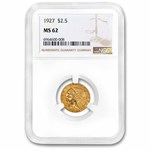 1927 $2.50 Indian Gold Quarter Eagle MS-62 NGC