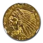 1927 $2.50 Indian Gold Quarter Eagle MS-63 NGC