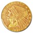 1927 $2.50 Indian Gold Quarter Eagle MS-64+ PCGS CAC