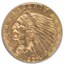 1927 $2.50 Indian Gold Quarter Eagle MS-64 PCGS