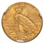 1927 $2.50 Indian Gold Quarter Eagle MS-65 NGC