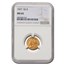 1927 $2.50 Indian Gold Quarter Eagle MS-65 NGC
