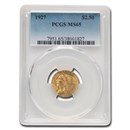 1927 $2.50 Indian Gold Quarter Eagle MS-65 PCGS