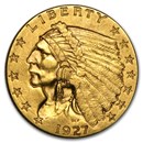 1927 $2.50 Indian Gold Quarter Eagle XF