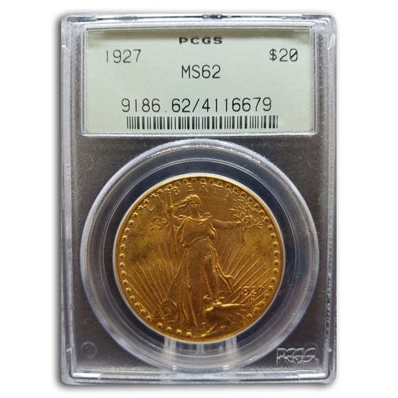 1927 $20 Saint-Gaudens Gold Double Eagle MS-62 PCGS 1927 $20 Saint-Gaudens Gold Double Eagle MS-62 PCGS
