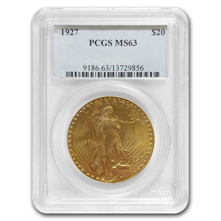 Buy 1927 $20 Saint-Gaudens Gold Double Eagle MS-63 PCGS | APMEX