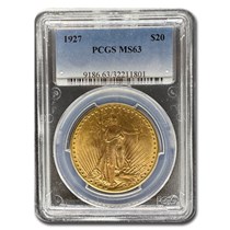 1927 20 Saint Gaudens Gold Double Eagle Ms 63 Pcgs Coin For Sale 20 Saint Gaudens Double Eagle Coins 1907 1933 Apmex Us Mint