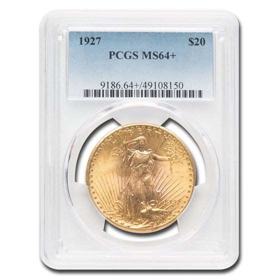 1927 $20 Saint-Gaudens Gold Double Eagle MS-64+ PCGS 1927 $20 Saint-Gaudens Gold Double Eagle MS-64+ PCGS