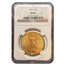 1927 $20 Saint-Gaudens Gold Double Eagle MS-66 NGC