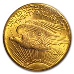 1927 $20 St Gaudens Double Eagle BU PCGS (Prospector Label)
