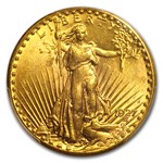 1927 $20 St Gaudens Double Eagle BU PCGS (Prospector Label)