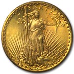 1927 $20 St Gaudens Gold Double Eagle MS-62 PCGS