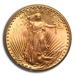 1927 $20 St Gaudens Gold Double Eagle MS-64 PCGS CAC (Rattler)