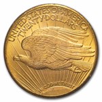 1927 $20 St Gaudens Gold Double Eagle MS-64 PCGS (Rattler)