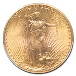 1927 $20 St Gaudens Gold Double Eagle MS-64+ PCGS