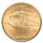 1927 $20 St Gaudens Gold Double Eagle MS-64+ PCGS