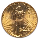 1927 $20 St Gaudens Gold Double Eagle MS-65 NGC CAC
