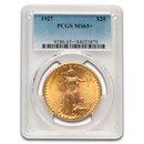 1927 $20 St Gaudens Gold Double Eagle MS-65+ PCGS