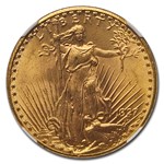 1927 $20 St Gaudens Gold Double Eagle MS-66 NGC CAC