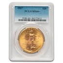 1927 $20 St. Gaudens Gold Double Eagle MS-66+ PCGS