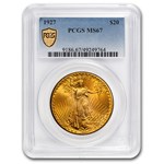1927 $20 St Gaudens Gold Double Eagle MS-67 PCGS