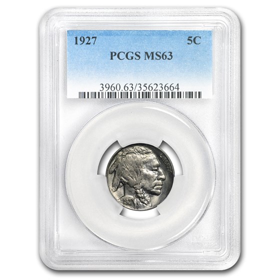 1927 Buffalo Nickel MS-63 PCGS 1927 Buffalo Nickel MS-63 PCGS