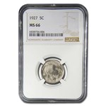 1927 Buffalo Nickel MS-66 NGC