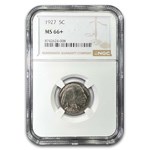 1927 Buffalo Nickel MS-66+ NGC