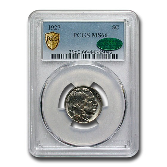 1927 Buffalo Nickel MS-66 PCGS (CAC) 1927 Buffalo Nickel MS-66 PCGS (CAC)