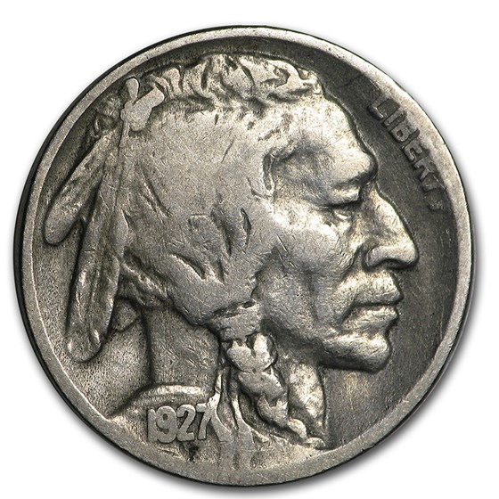 1927-D Buffalo Nickel Fine 1927-D Buffalo Nickel Fine