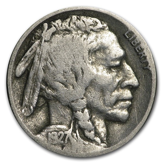 1927-D Buffalo Nickel Good 1927-D Buffalo Nickel Good