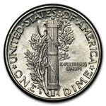 1927-D Mercury Dime AU