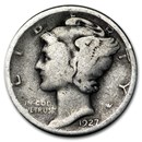 1927-D Mercury Dime Good/VG