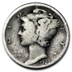 1927-D Mercury Dime Good/VG