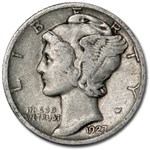 1927-D Mercury Dime VF