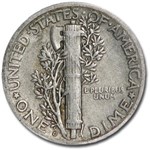 1927-D Mercury Dime VF